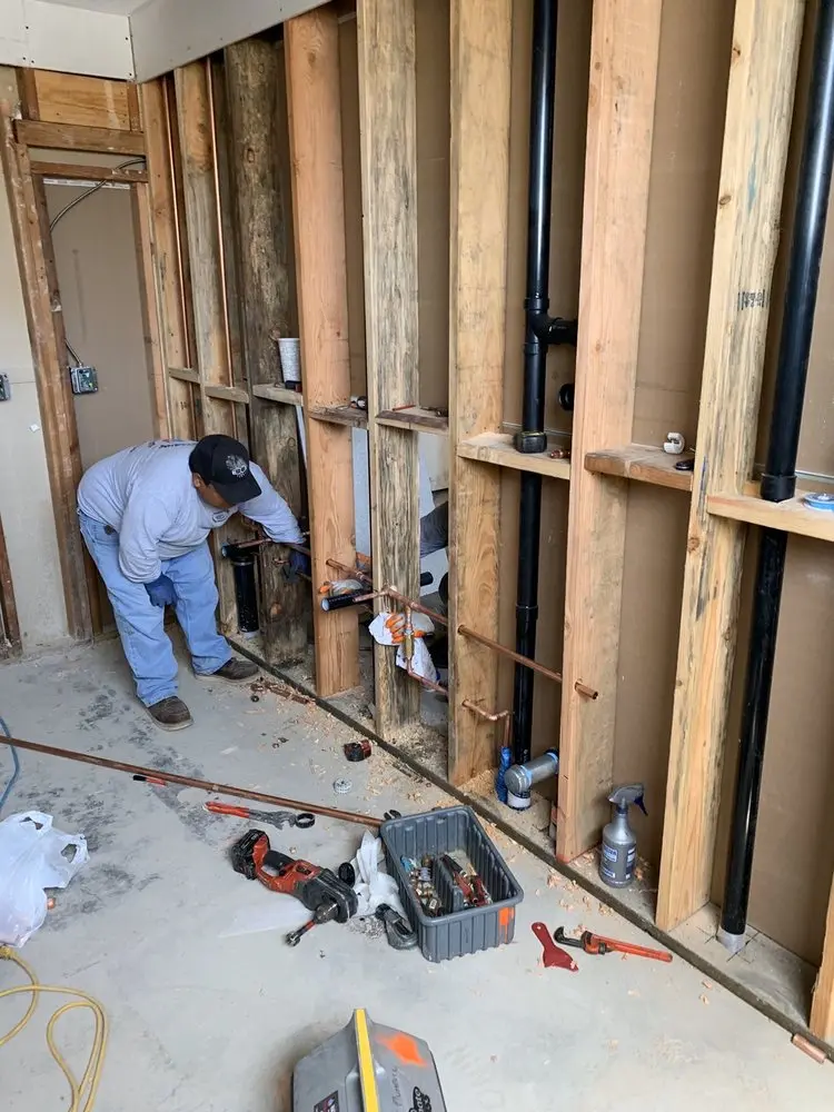 Commercial rough-in plumbing for Trenchless Sewer Repair in Oakhurst Manor